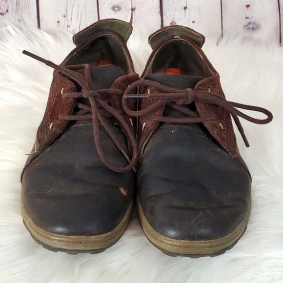 Merrell Ashland Leather Coffee Bean Brown Lace Up Shoes Sneakers Womens Size 7.5 - Picture 5 of 17